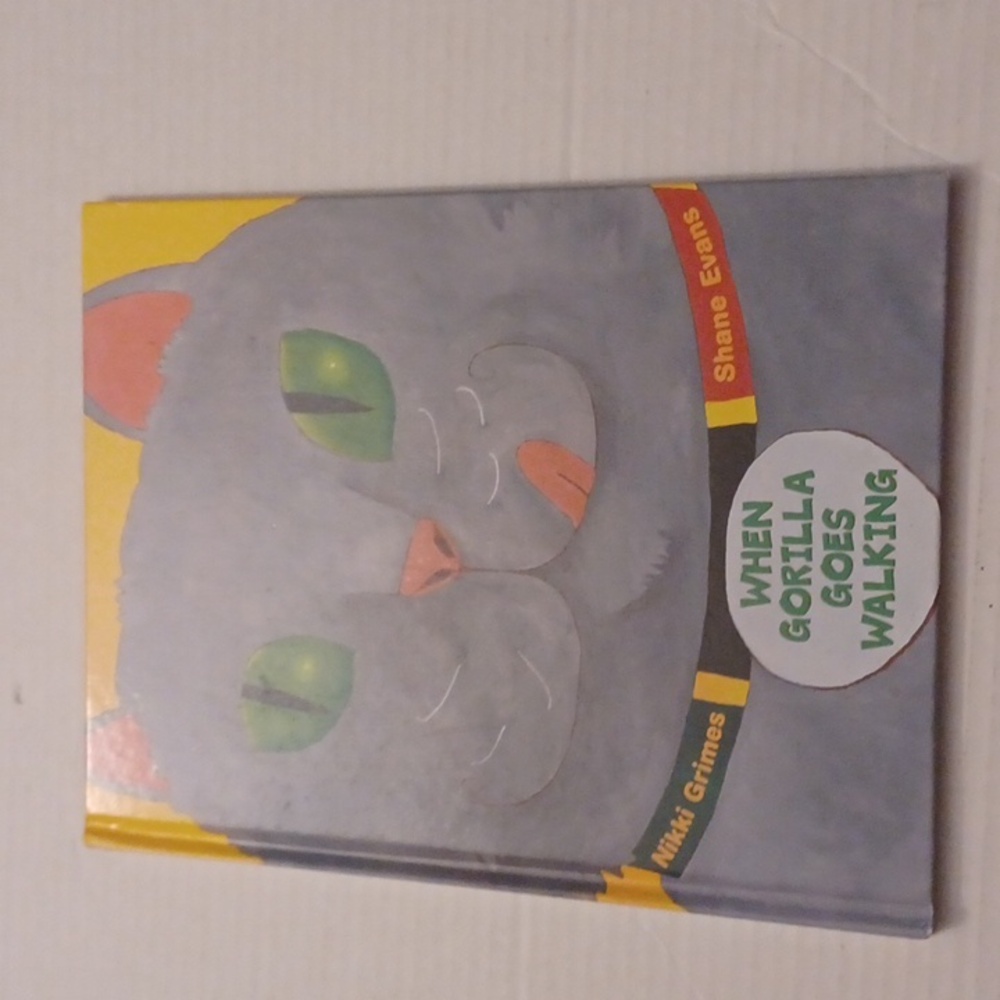 4/$30 When Gorilla Goes Walking - Nikki Grimes - Hardcover Book